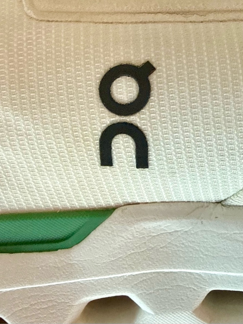 On Cloudrunner Men's Running Shoes * US 12 Wide * White Tan Green - Picture 5 of 15
